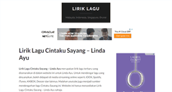 Desktop Screenshot of liriklagu.me