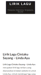Mobile Screenshot of liriklagu.me